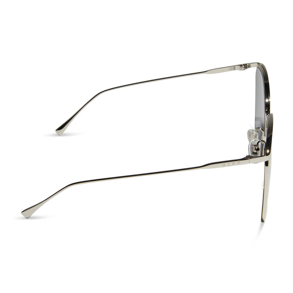 vittoria - silver + silver mirror sunglasses 3
