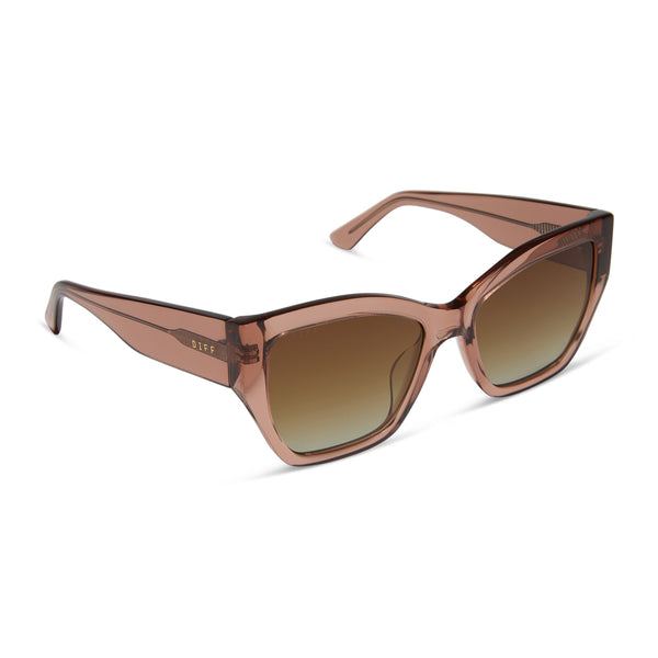 vivienne - café ole + brown gradient + polarized sunglasses 2