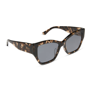 VIVIENNE - ESPRESSO TORTOISE + GREY + POLARIZED SUNGLASSES