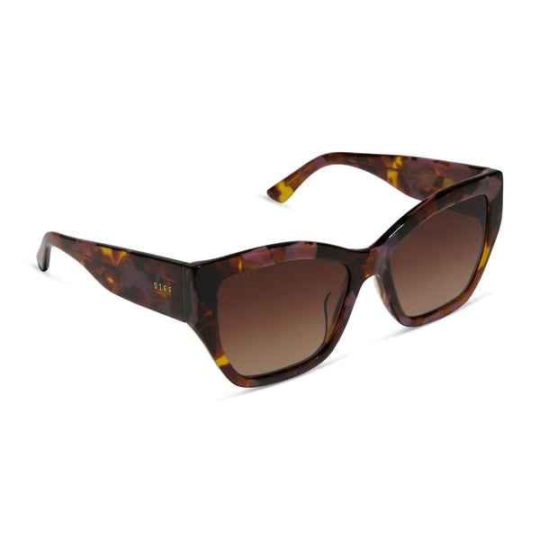 vivienne - torino tortoise + brown gradient sunglasses 2