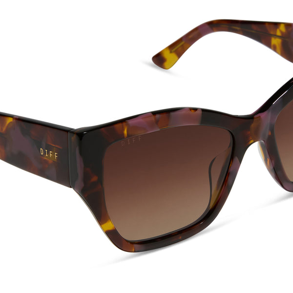 vivienne - torino tortoise + brown gradient sunglasses 4