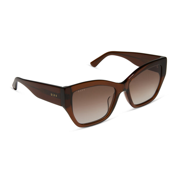 vivienne - whiskey + brown gradient + polarized sunglasses 1