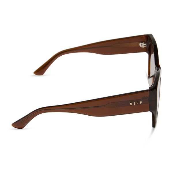 vivienne - whiskey + brown gradient + polarized sunglasses 2