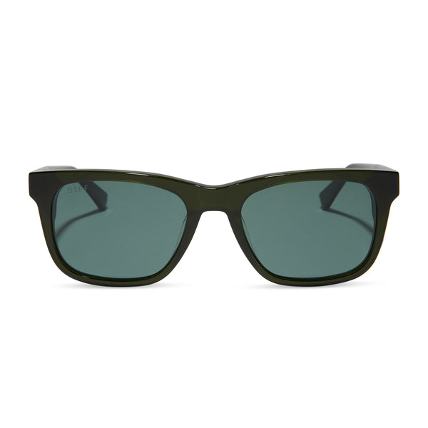 wesley - dark olive crystal + g15 + polarized sunglasses