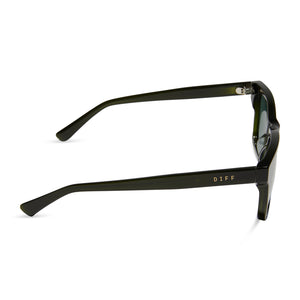 WESLEY - DARK OLIVE CRYSTAL + G15 + POLARIZED SUNGLASSES