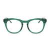 Color swatch for weston - black + prescription glasses