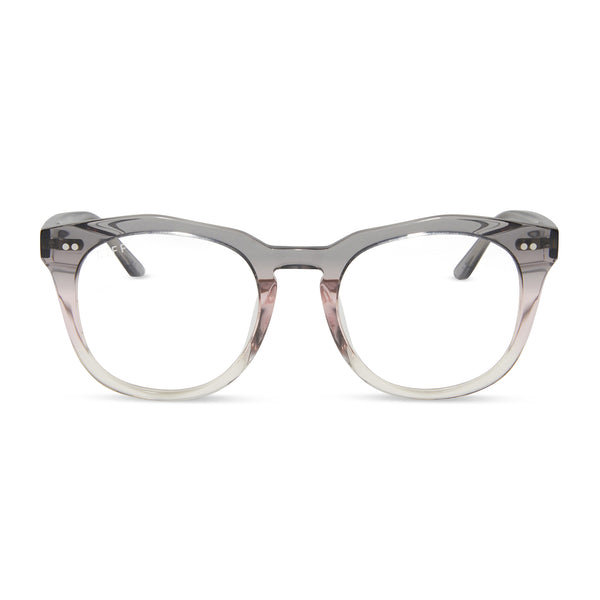 weston - smoke rose crystal ombre + prescription glasses
