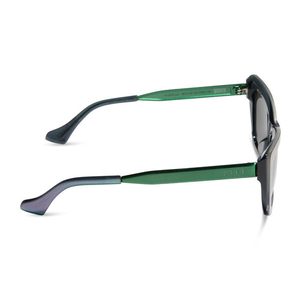 elphaba emerald - enchanting emerald to black + shadowy grey sunglasses 3
