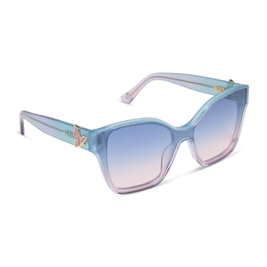 WICKED - GLINDA UPLAND BUTTERFLY + IRIDESCENT PASTEL BLUE + LAVENDER + OPALESCENT GRADIENT PINK SUNGLASSES