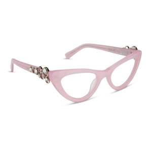 GLINDA UPLAND FOR GOOD - GLASSY PINK CRYSTAL + PRESCRIPTION GLASSES