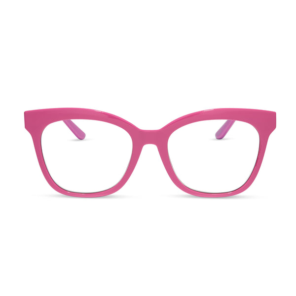 Willa Square Glasses | Bubblegum Pink | DIFF Eyewear