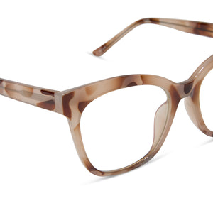 Willa Square Readers | Cream Tortoise | DIFF Eyewear