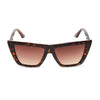 Color swatch for winona - dark tortoise + brown gradient sunglasses