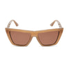 Color swatch for winona - dark tortoise + brown gradient sunglasses