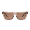 Color swatch for winona - dark tortoise + brown gradient sunglasses