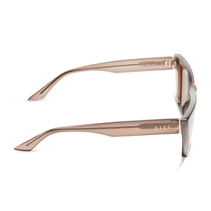 Winona Cat Eye Sunglasses | Milky Tan + Brown | DIFF Eyewear