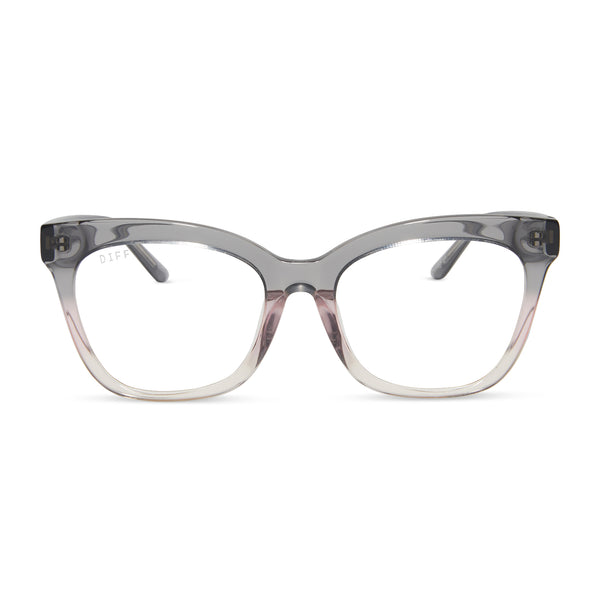winston - smoke rose crystal ombre + prescription glasses
