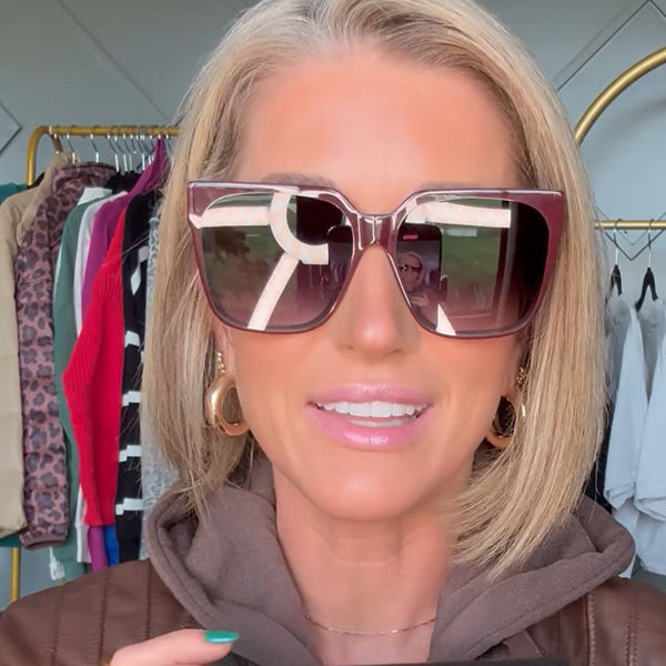 thea - bordeaux + grey gradient sunglasses 1