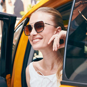 Jordan Navigator Sunglasses | Confetti Tortoise & Brown | DIFF Eyewear