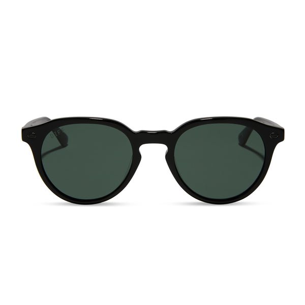 beth - night sky black + silver w g15 + polarized sunglasses