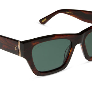 BETH II - WARM SEQUOIA TORTOISE + G15 + POLARIZED SUNGLASSES