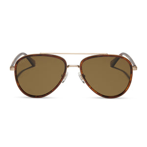 YELLOWSTONE - WARM SEQUOIA TORTOISE + BROWN + POLARIZED SUNGLASSES