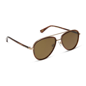 YELLOWSTONE - WARM SEQUOIA TORTOISE + BROWN + POLARIZED SUNGLASSES