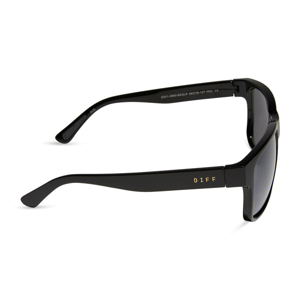 ace - black + grey with silver flash + polarized sunglasses 3