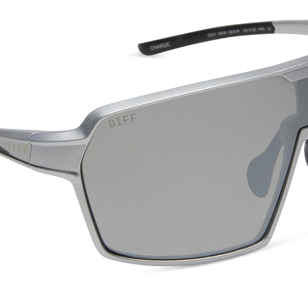 charge - matte silver + silver mirror + polarized sunglasses 6