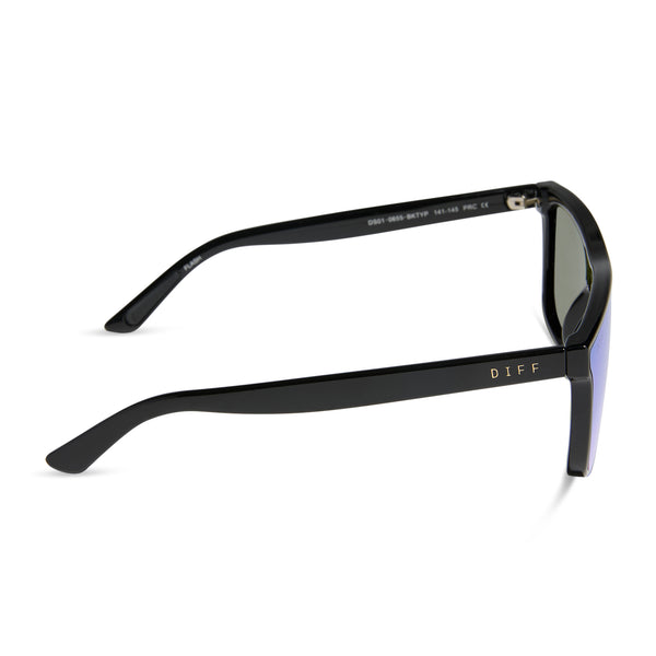 flash - black + turquoise ice mirror + polarized sunglasses 3