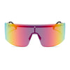 Color swatch for grandslam - black + rainbow mirror + polarized sunglasses