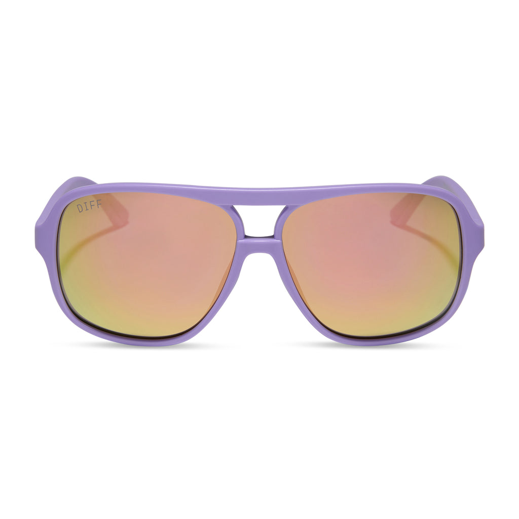 HANGTIME - MATTE LAVENDER + SHERBET MIRROR + POLARIZED SUNGLASSES