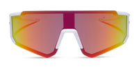 swatch for HEAT - MATTE WHITE + SUNSET MIRROR + POLARIZED SUNGLASSES
