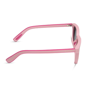 Rush Square Sunglasses | Baby Pink & Pink Rush Mirror | DIFF  display picture 1