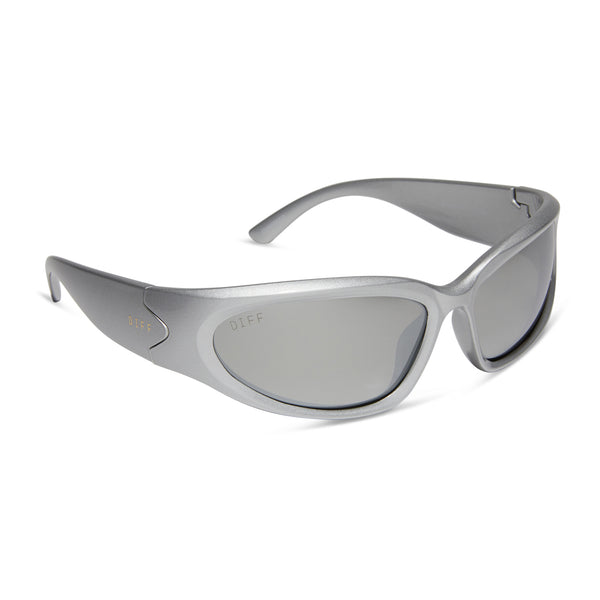 side out - silver + silver mirror + polarized sunglasses 3