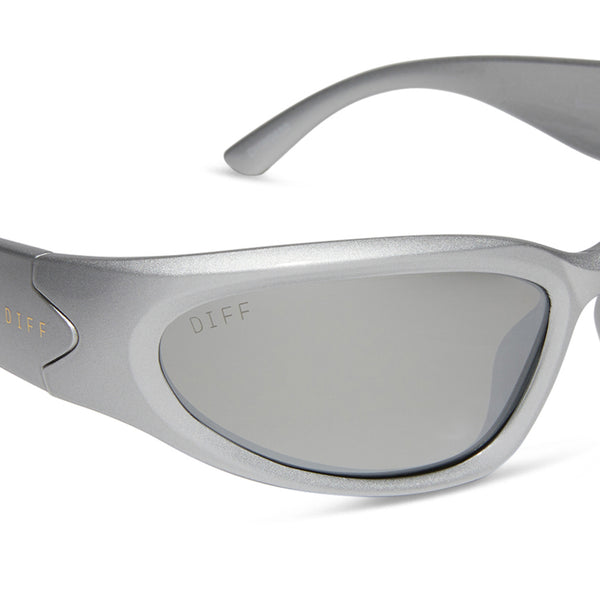 side out - silver + silver mirror + polarized sunglasses 5