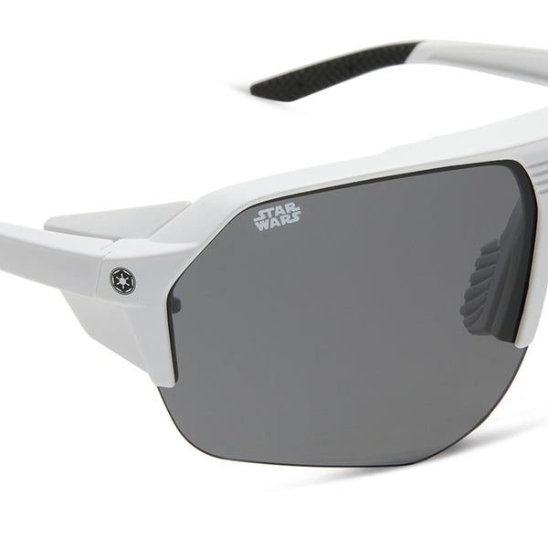 stormtrooper sport - galactic white + category 3 polarized dark grey sunglasses 4