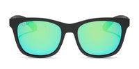 swatch for STORM - MATTE BLACK + GREEN MIRROR + POLARIZED SUNGLASSES