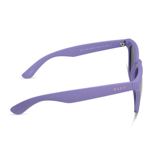 Storm Square Sunglasses | Matte Lavender & Lavender Mirror  display picture 3