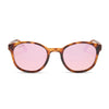 Color swatch for volley - matte black + blue mirror + polarized sunglasses
