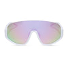 Color swatch for blazer - rose gold + peach mirror + polarized sunglasses