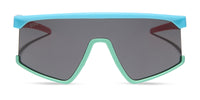 swatch for SPIKE - AQUA + BLUE GREEN + CORAL + GREY + POLARIZED SUNGLASSES