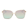 Color swatch for disney princess - rapunzel + marbled floral + rose pink + polarized sunglasses