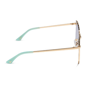 DISNEY PRINCESS - ARIEL 2.0 + SHIMMERING GOLD + IRIDESCENT SEA FOAM TO BLUE GRADIENT SUNGLASSES