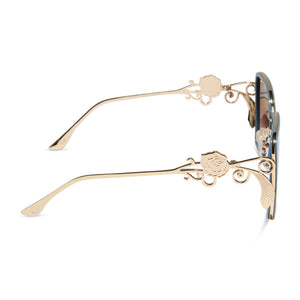 DISNEY PRINCESS - BELLE 2.0 + GOLD + ENCHANTING BLUE + BROWN GRADIENT + POLARIZED SUNGLASSES