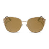 Color swatch for disney princess - rapunzel + marbled floral + rose pink + polarized sunglasses