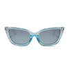Color swatch for disney princess - cinderella + blue crystal glitter + blue dust gradient + polarized sunglasses