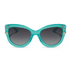 Color swatch for disney princess - cinderella + blue crystal glitter + blue dust gradient + polarized sunglasses