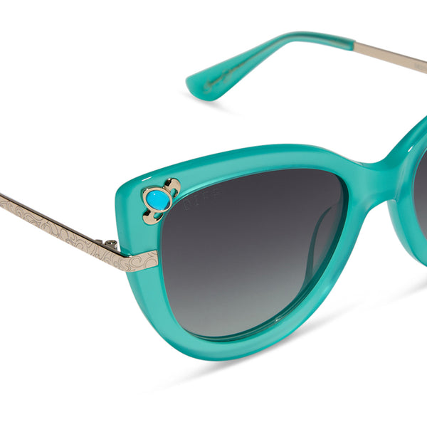 disney princess - jasmine + teal + grey gradient + polarized sunglasses 4