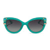 Color swatch for disney princess - cinderella + blue crystal glitter + blue dust gradient + polarized sunglasses